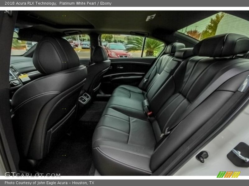 Platinum White Pearl / Ebony 2018 Acura RLX Technology