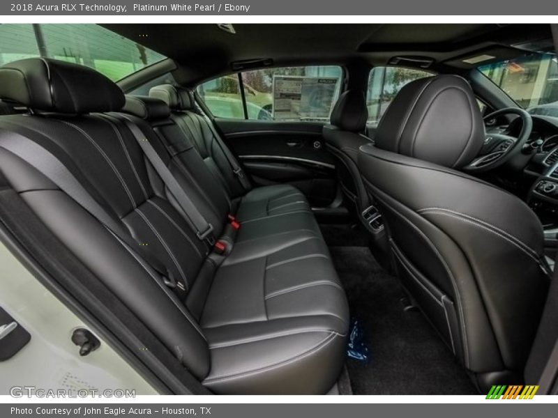 Platinum White Pearl / Ebony 2018 Acura RLX Technology