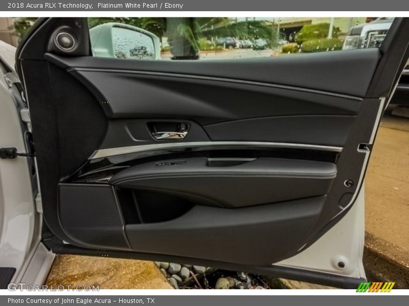 Platinum White Pearl / Ebony 2018 Acura RLX Technology