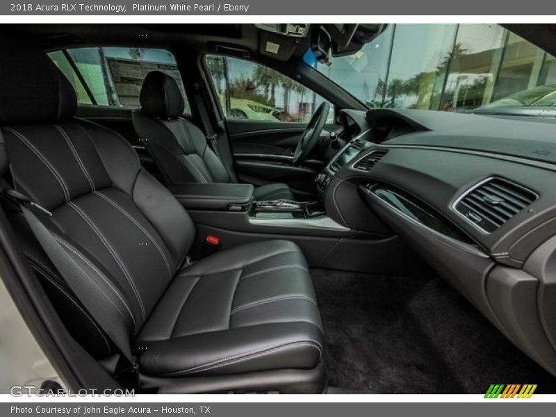 Platinum White Pearl / Ebony 2018 Acura RLX Technology