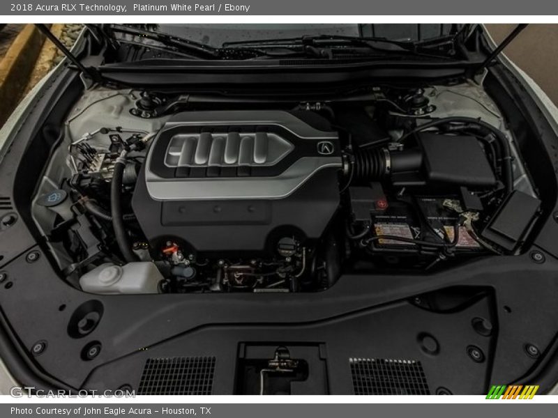 Platinum White Pearl / Ebony 2018 Acura RLX Technology