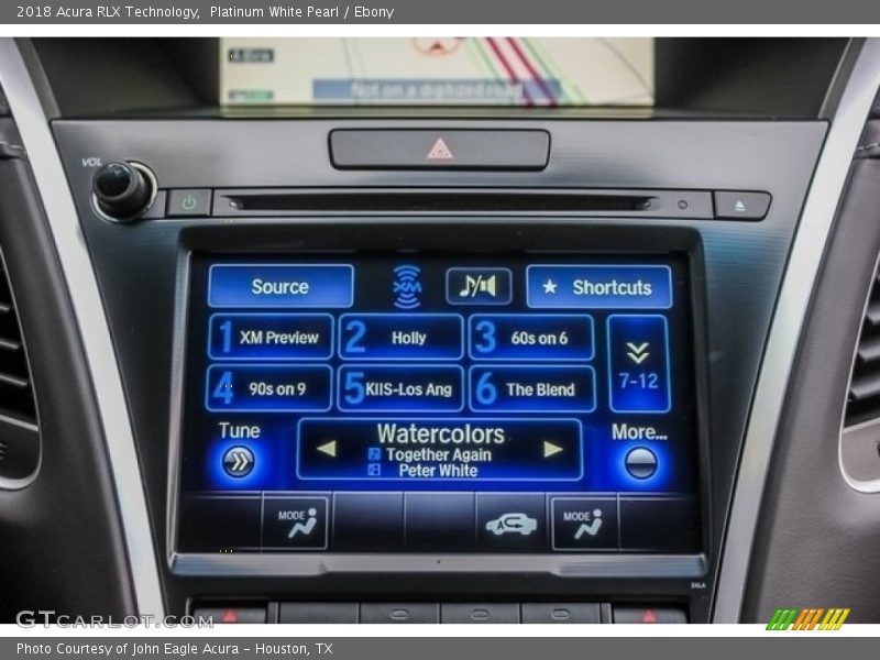 Platinum White Pearl / Ebony 2018 Acura RLX Technology