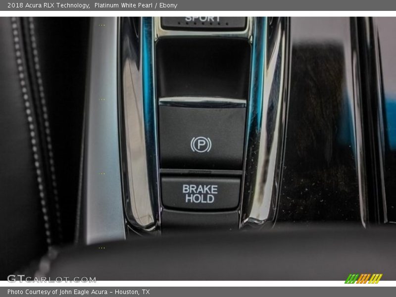 Platinum White Pearl / Ebony 2018 Acura RLX Technology