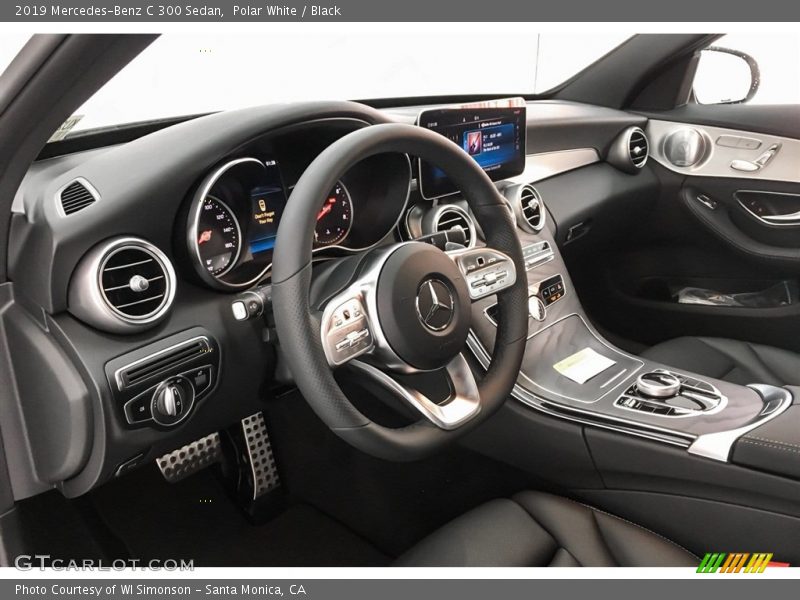 Polar White / Black 2019 Mercedes-Benz C 300 Sedan