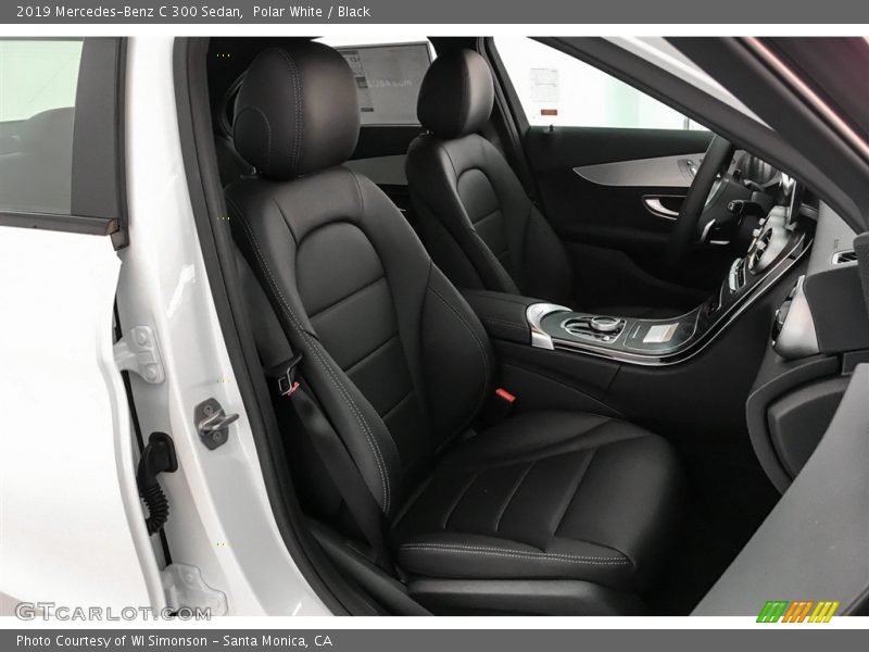 Polar White / Black 2019 Mercedes-Benz C 300 Sedan