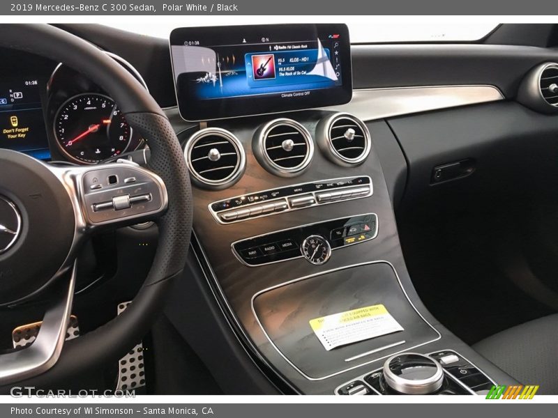 Polar White / Black 2019 Mercedes-Benz C 300 Sedan