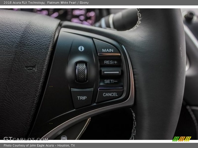 Platinum White Pearl / Ebony 2018 Acura RLX Technology