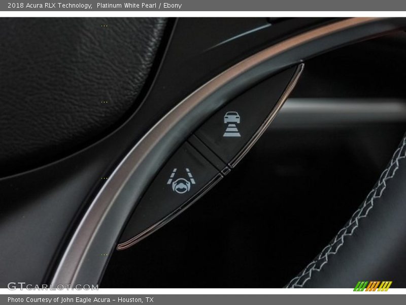 Platinum White Pearl / Ebony 2018 Acura RLX Technology