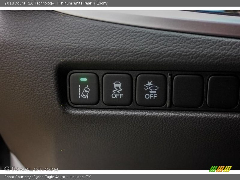 Platinum White Pearl / Ebony 2018 Acura RLX Technology