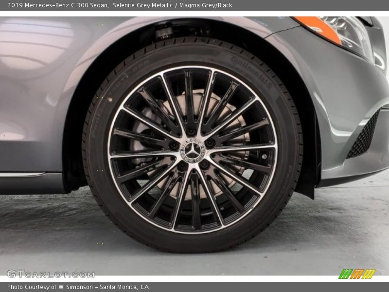 Selenite Grey Metallic / Magma Grey/Black 2019 Mercedes-Benz C 300 Sedan