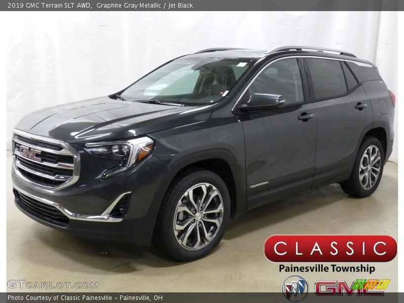 Graphite Gray Metallic / Jet Black 2019 GMC Terrain SLT AWD