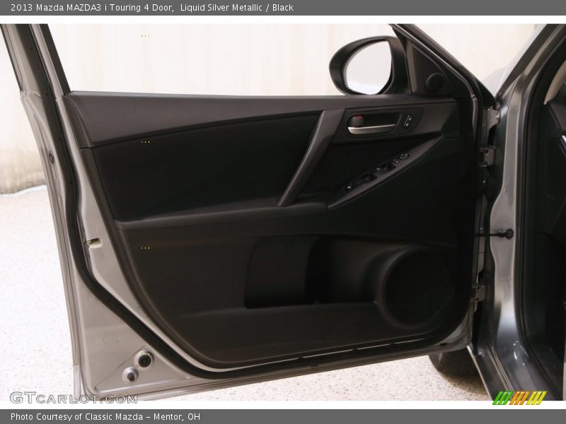 Liquid Silver Metallic / Black 2013 Mazda MAZDA3 i Touring 4 Door