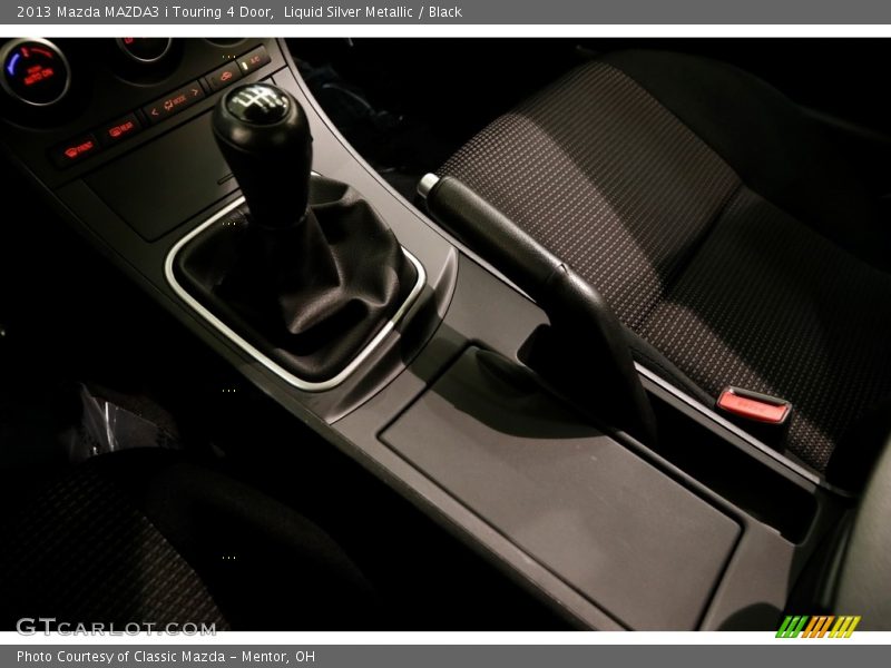 Liquid Silver Metallic / Black 2013 Mazda MAZDA3 i Touring 4 Door