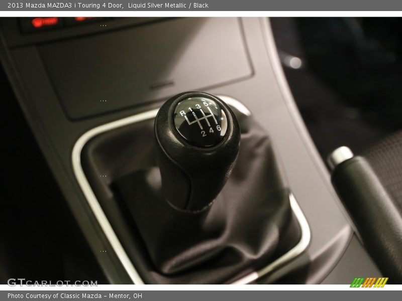 Liquid Silver Metallic / Black 2013 Mazda MAZDA3 i Touring 4 Door