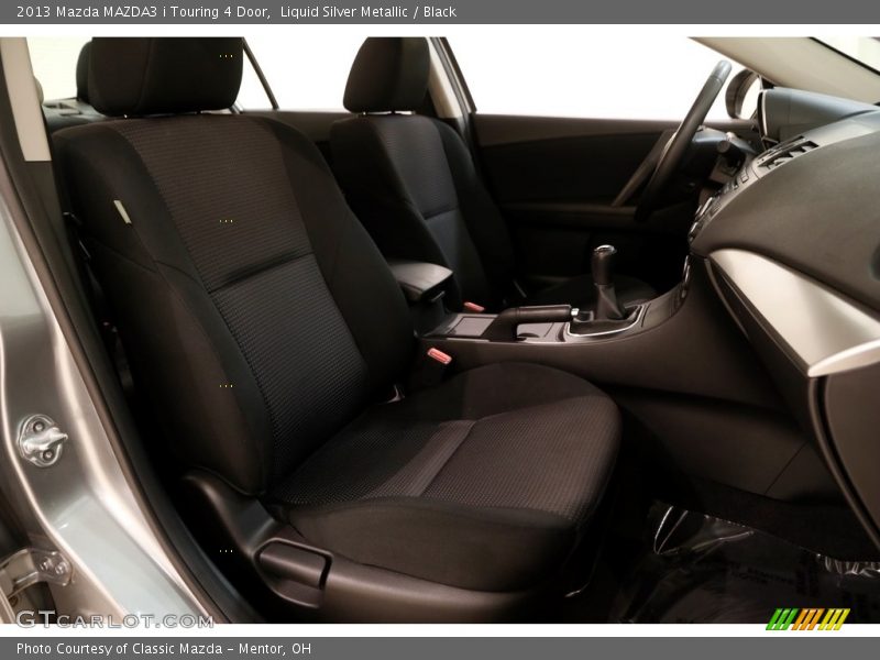 Liquid Silver Metallic / Black 2013 Mazda MAZDA3 i Touring 4 Door