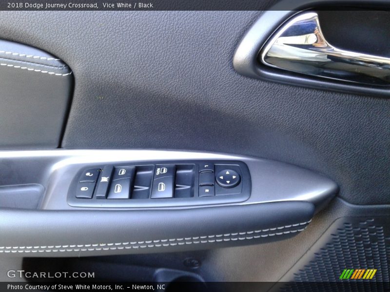 Vice White / Black 2018 Dodge Journey Crossroad