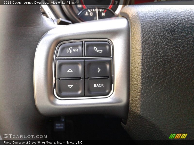Vice White / Black 2018 Dodge Journey Crossroad