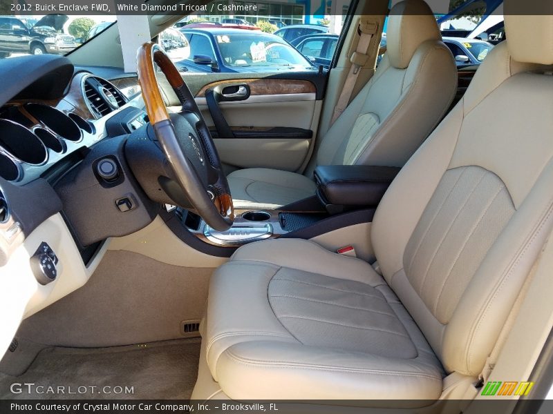 White Diamond Tricoat / Cashmere 2012 Buick Enclave FWD