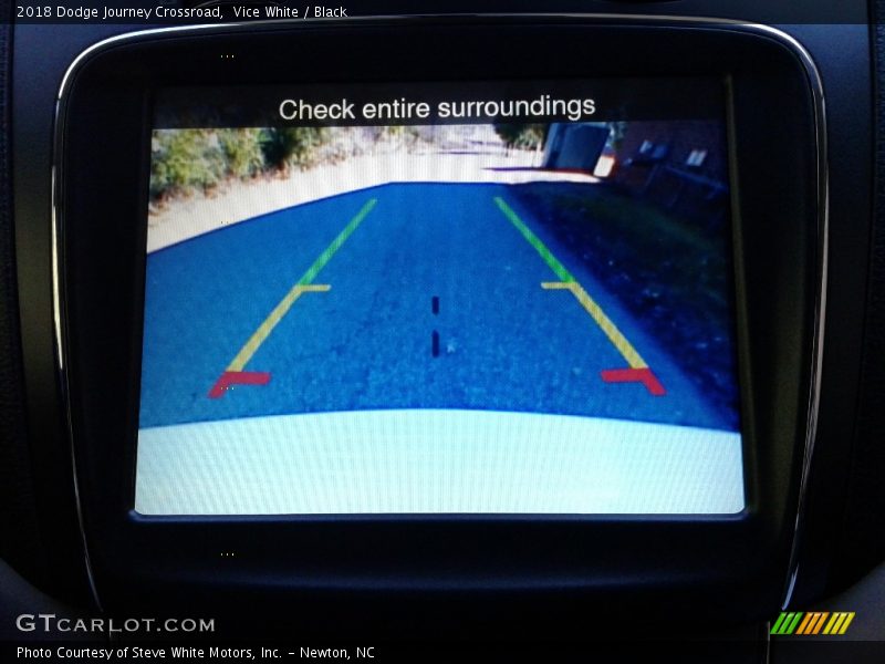 Vice White / Black 2018 Dodge Journey Crossroad