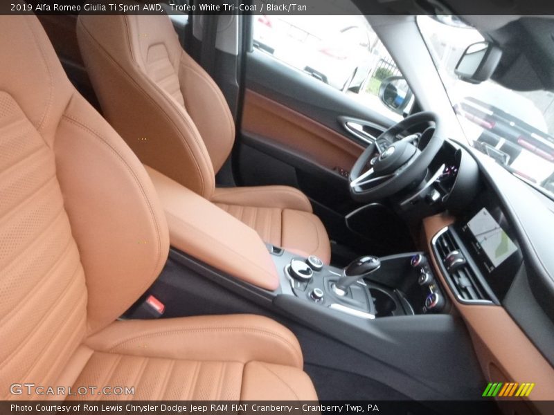 Front Seat of 2019 Giulia Ti Sport AWD