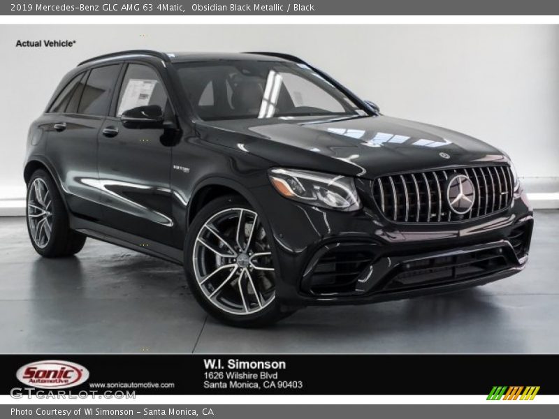 Obsidian Black Metallic / Black 2019 Mercedes-Benz GLC AMG 63 4Matic