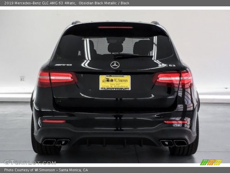 Obsidian Black Metallic / Black 2019 Mercedes-Benz GLC AMG 63 4Matic