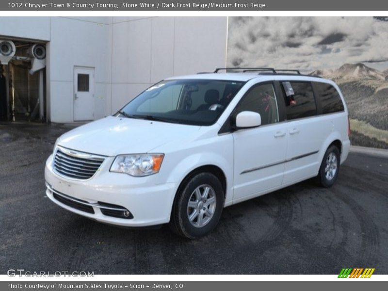 Stone White / Dark Frost Beige/Medium Frost Beige 2012 Chrysler Town & Country Touring