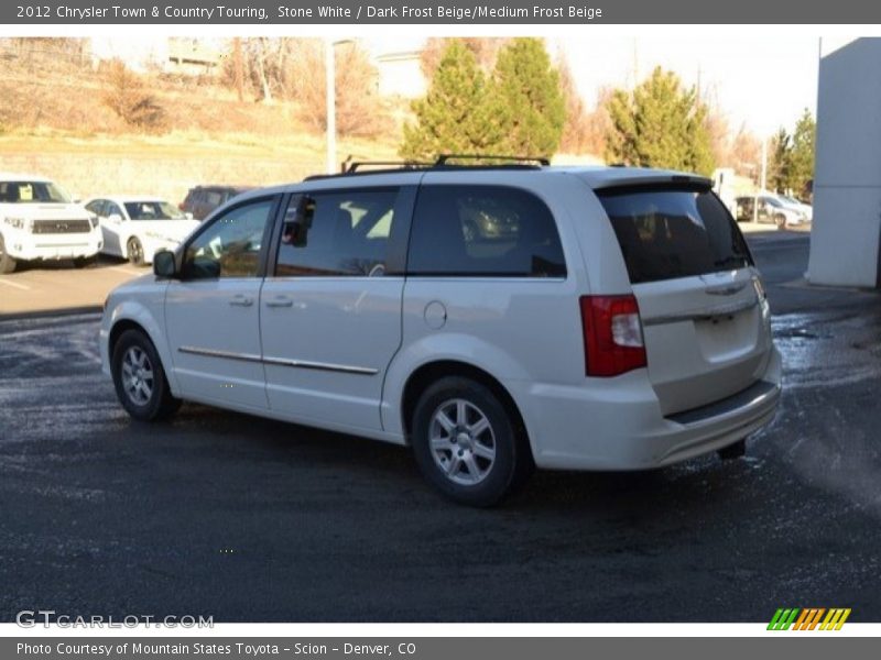 Stone White / Dark Frost Beige/Medium Frost Beige 2012 Chrysler Town & Country Touring