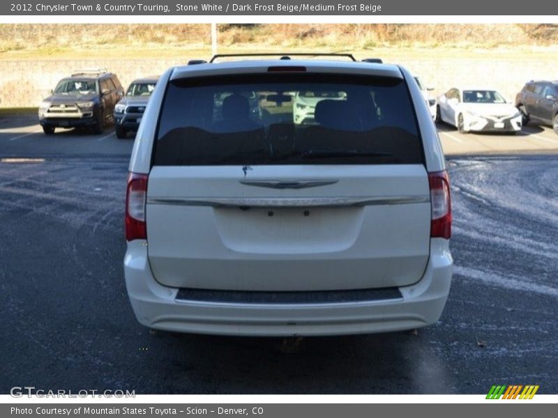 Stone White / Dark Frost Beige/Medium Frost Beige 2012 Chrysler Town & Country Touring