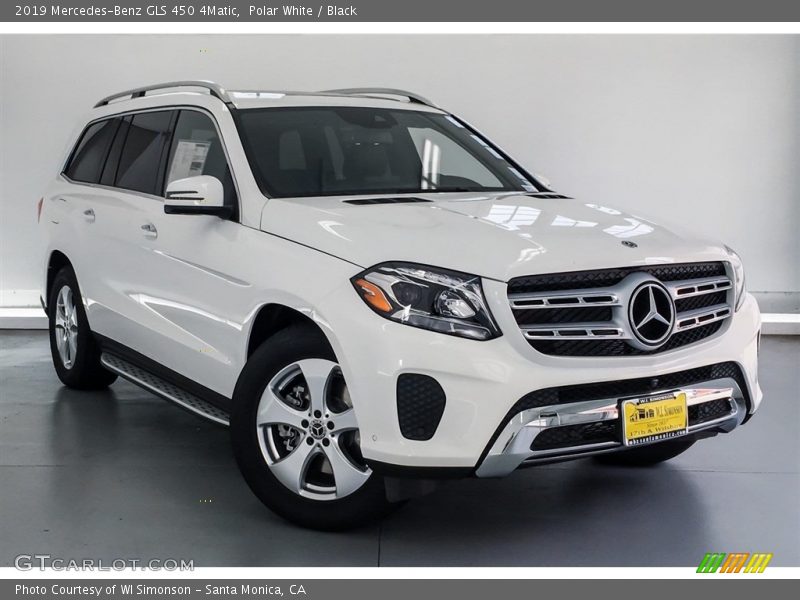 Polar White / Black 2019 Mercedes-Benz GLS 450 4Matic