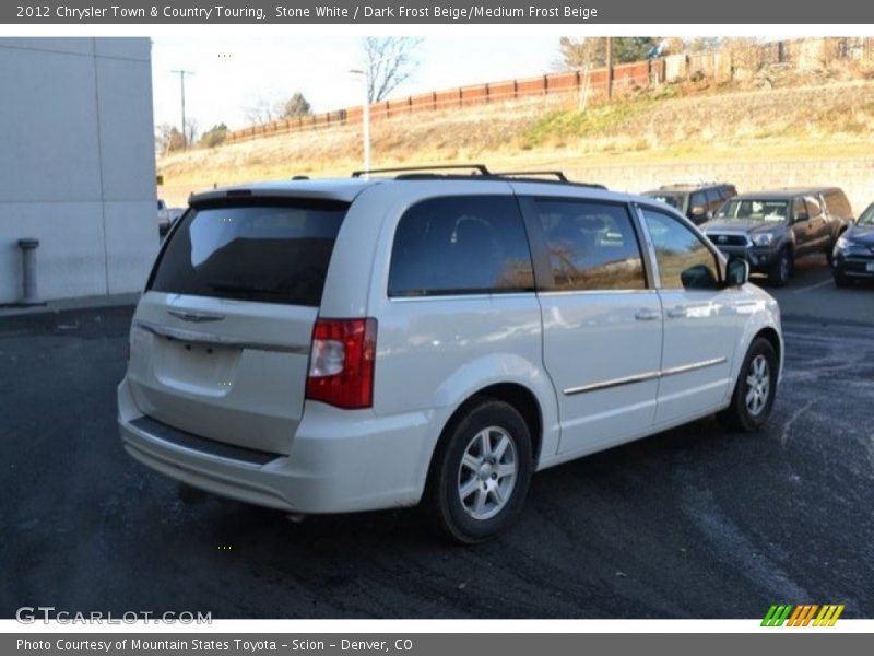 Stone White / Dark Frost Beige/Medium Frost Beige 2012 Chrysler Town & Country Touring