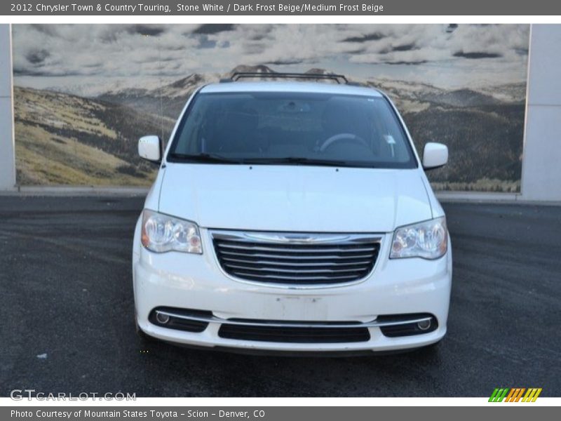 Stone White / Dark Frost Beige/Medium Frost Beige 2012 Chrysler Town & Country Touring