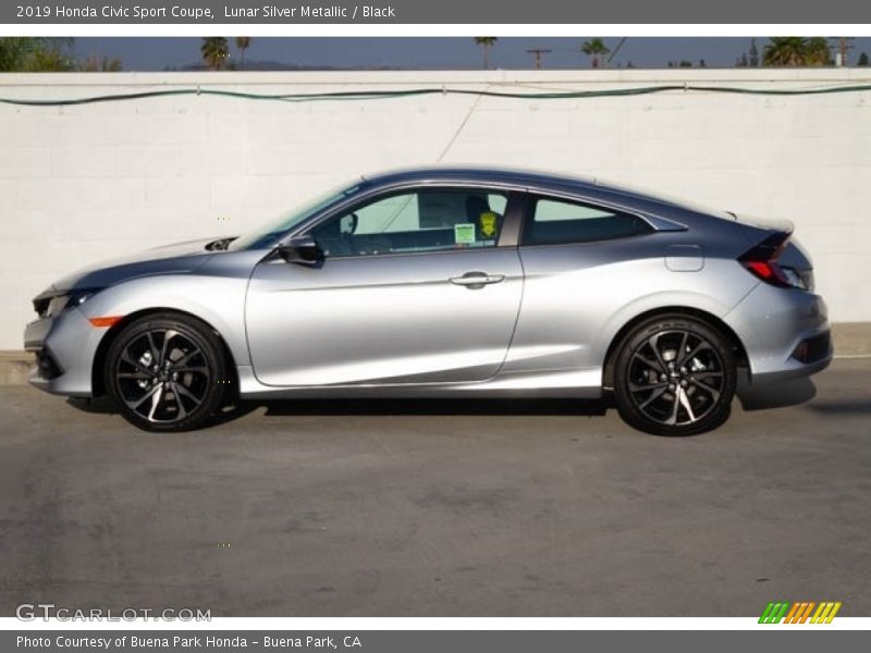  2019 Civic Sport Coupe Lunar Silver Metallic