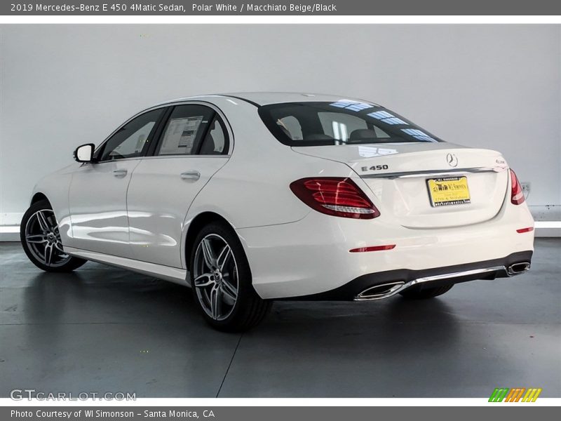 Polar White / Macchiato Beige/Black 2019 Mercedes-Benz E 450 4Matic Sedan