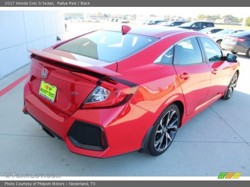 Rallye Red / Black 2017 Honda Civic Si Sedan