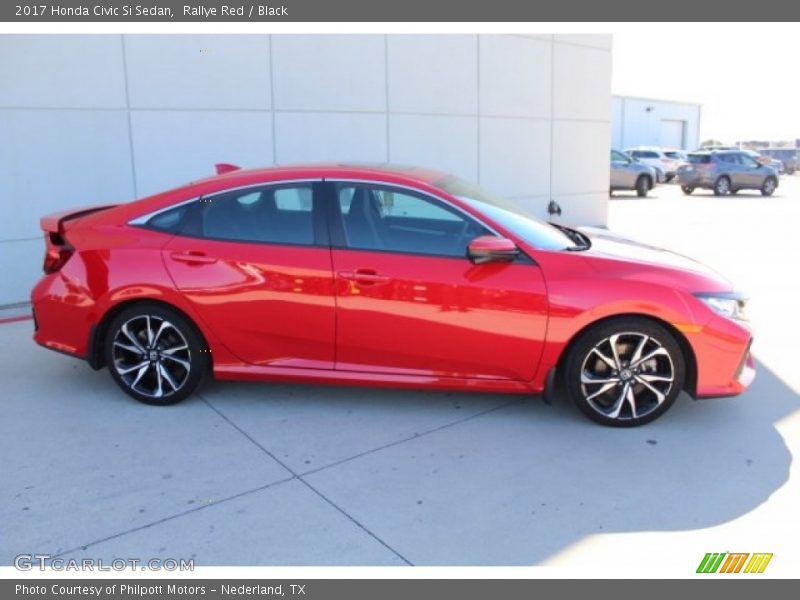 Rallye Red / Black 2017 Honda Civic Si Sedan