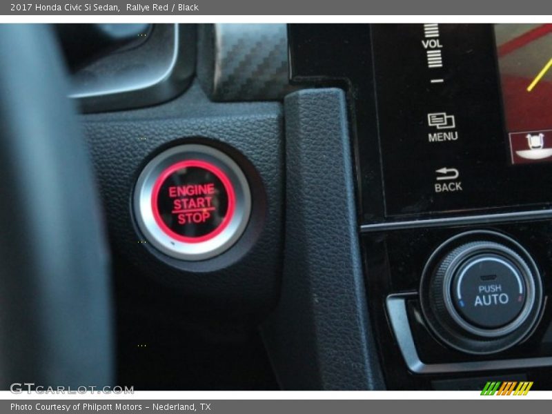 Rallye Red / Black 2017 Honda Civic Si Sedan