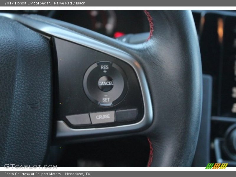 Rallye Red / Black 2017 Honda Civic Si Sedan