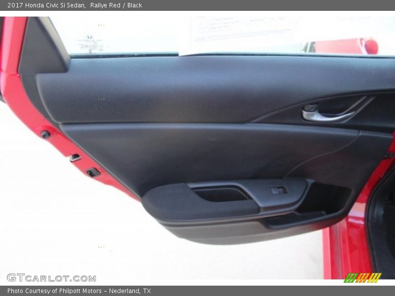 Rallye Red / Black 2017 Honda Civic Si Sedan