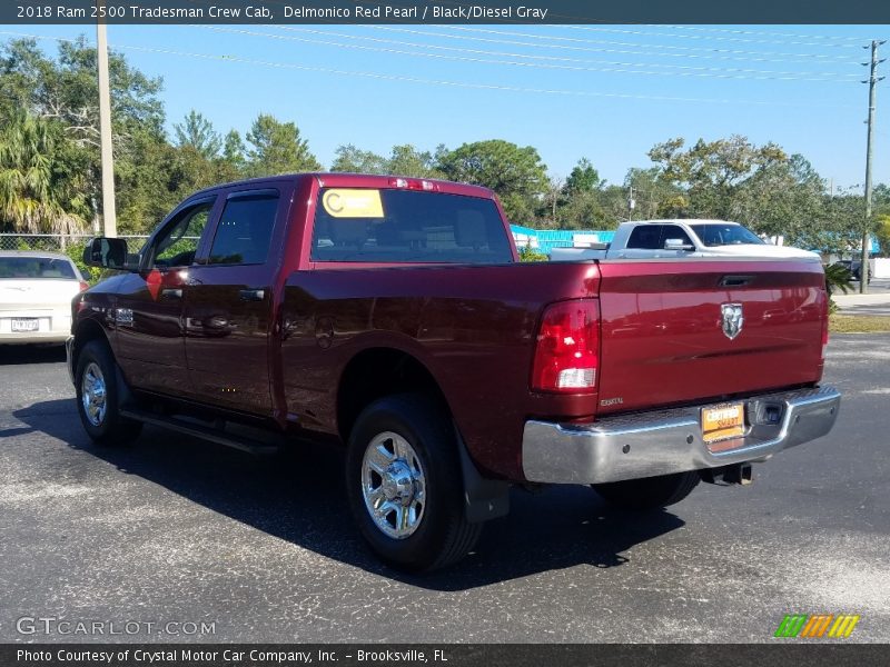 Delmonico Red Pearl / Black/Diesel Gray 2018 Ram 2500 Tradesman Crew Cab