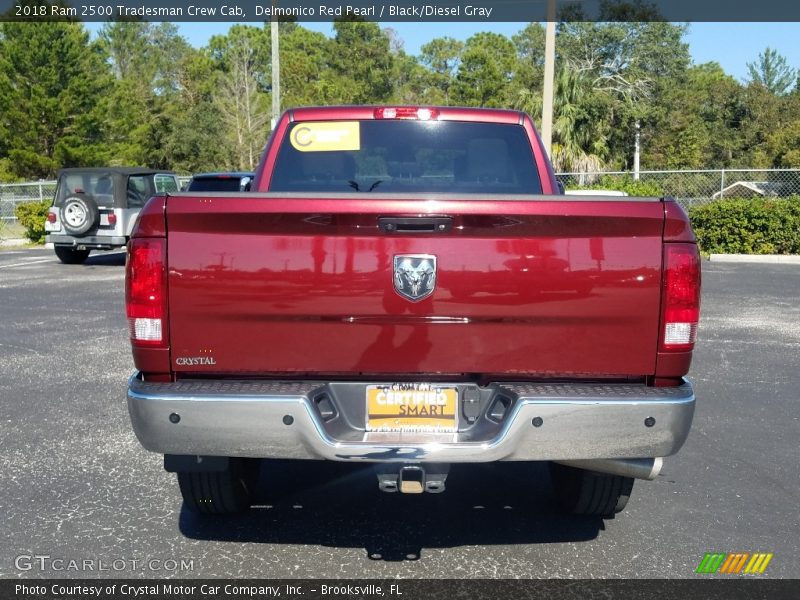 Delmonico Red Pearl / Black/Diesel Gray 2018 Ram 2500 Tradesman Crew Cab