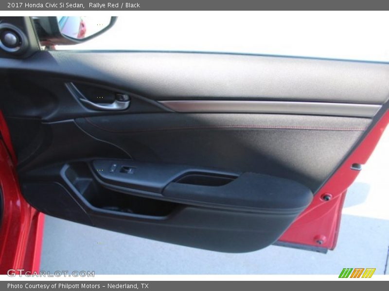 Rallye Red / Black 2017 Honda Civic Si Sedan