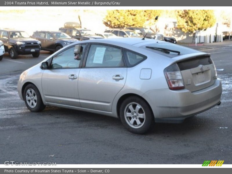 Millenium Silver Metallic / Burgundy/Gray 2004 Toyota Prius Hybrid