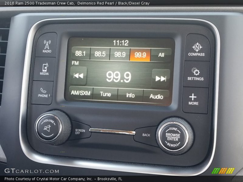 Delmonico Red Pearl / Black/Diesel Gray 2018 Ram 2500 Tradesman Crew Cab