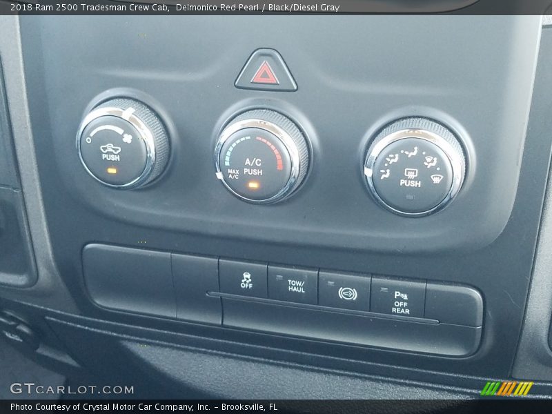 Delmonico Red Pearl / Black/Diesel Gray 2018 Ram 2500 Tradesman Crew Cab