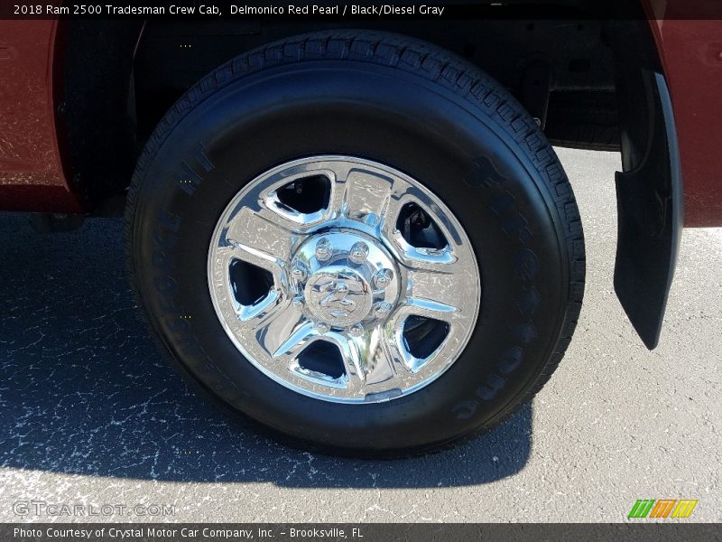 Delmonico Red Pearl / Black/Diesel Gray 2018 Ram 2500 Tradesman Crew Cab