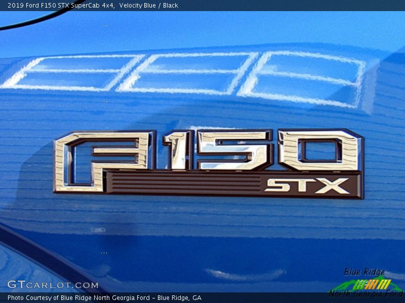 Velocity Blue / Black 2019 Ford F150 STX SuperCab 4x4