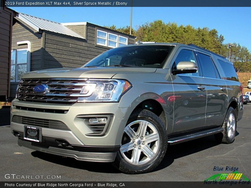 Silver Spruce Metallic / Ebony 2019 Ford Expedition XLT Max 4x4
