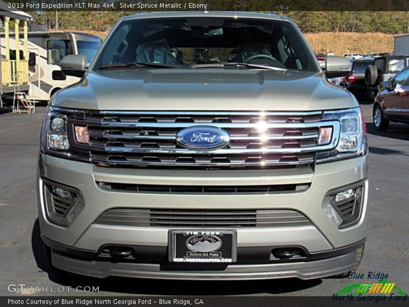 Silver Spruce Metallic / Ebony 2019 Ford Expedition XLT Max 4x4