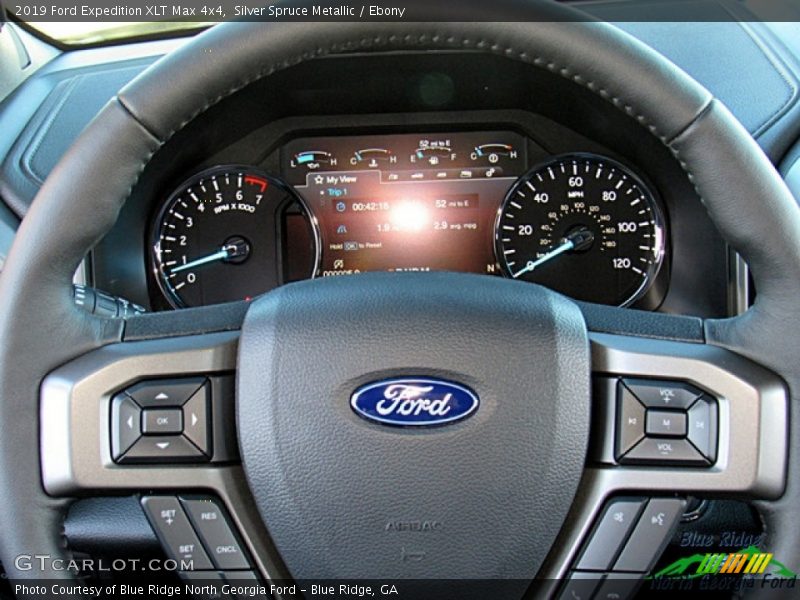 Silver Spruce Metallic / Ebony 2019 Ford Expedition XLT Max 4x4